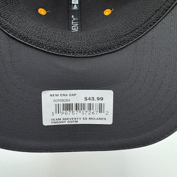 NWT Arrow McLaren New Era Black and Orange cap - Picture 7 of 7